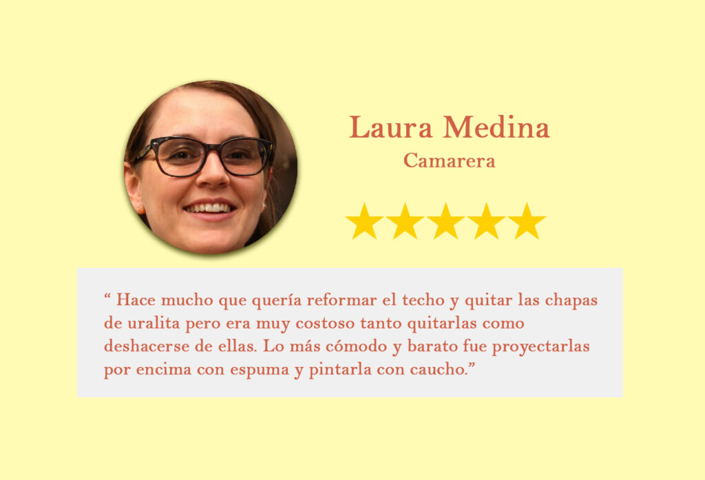 Se puede leer un comentario de una persona que está muy satisfecha con los servicios de SpumaSystem. se trata de Laura Medina